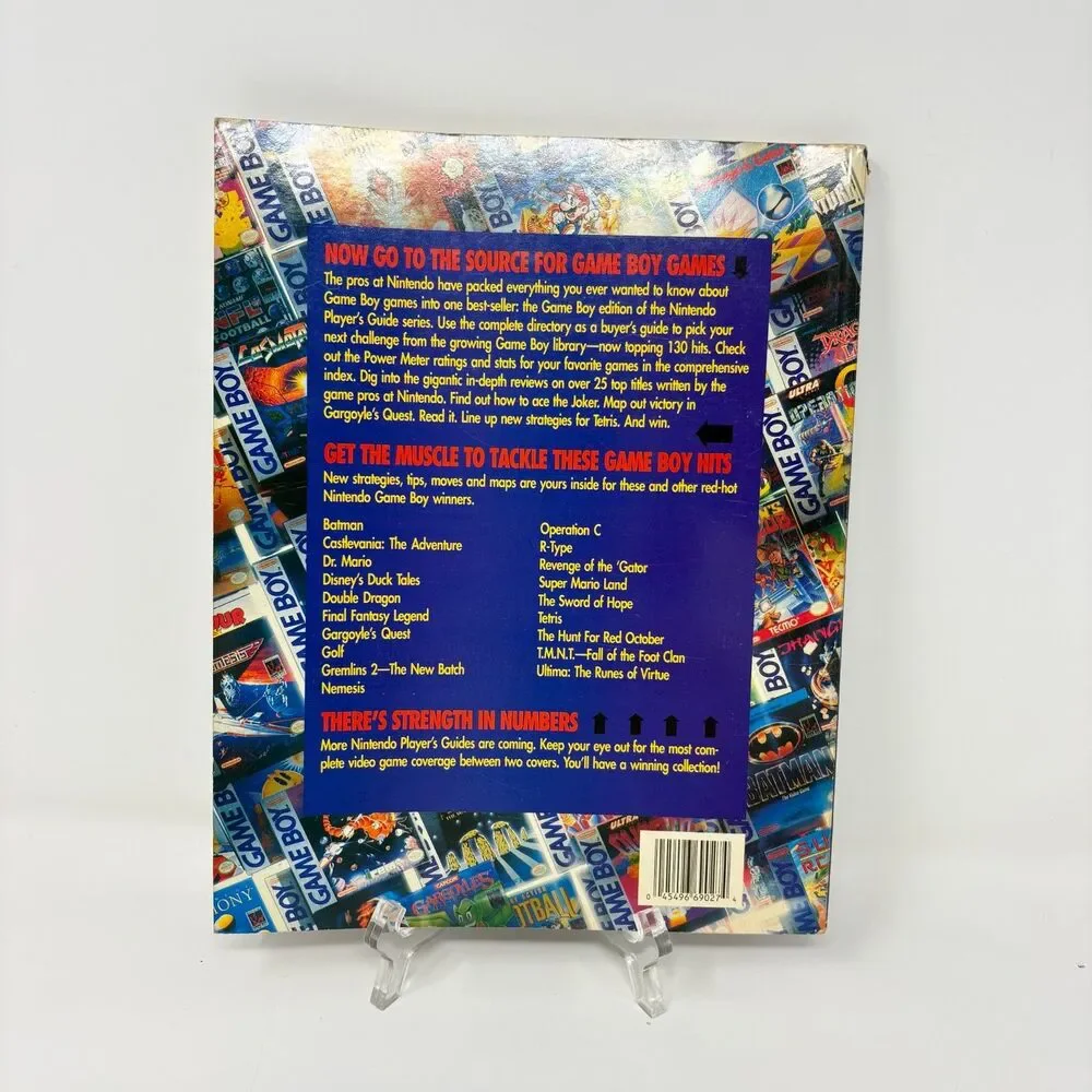Nintendo Game Boy Players Guide Strategy Book 1991 Vintage Official Guide